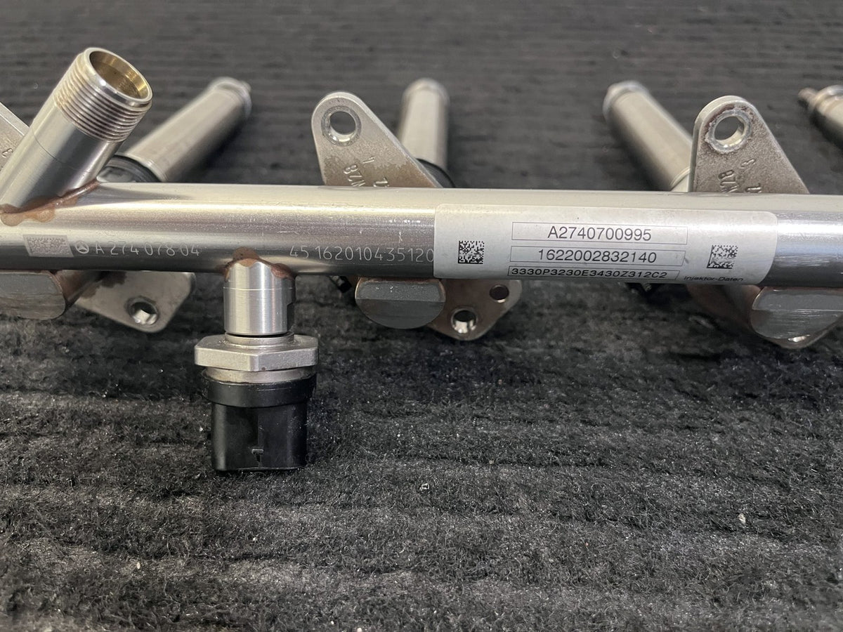 2015-2019 Mercedes-Benz C300 GLC300 E300 Fuel Rail 4 Injectors OEM A2740700995 - eBay image 2