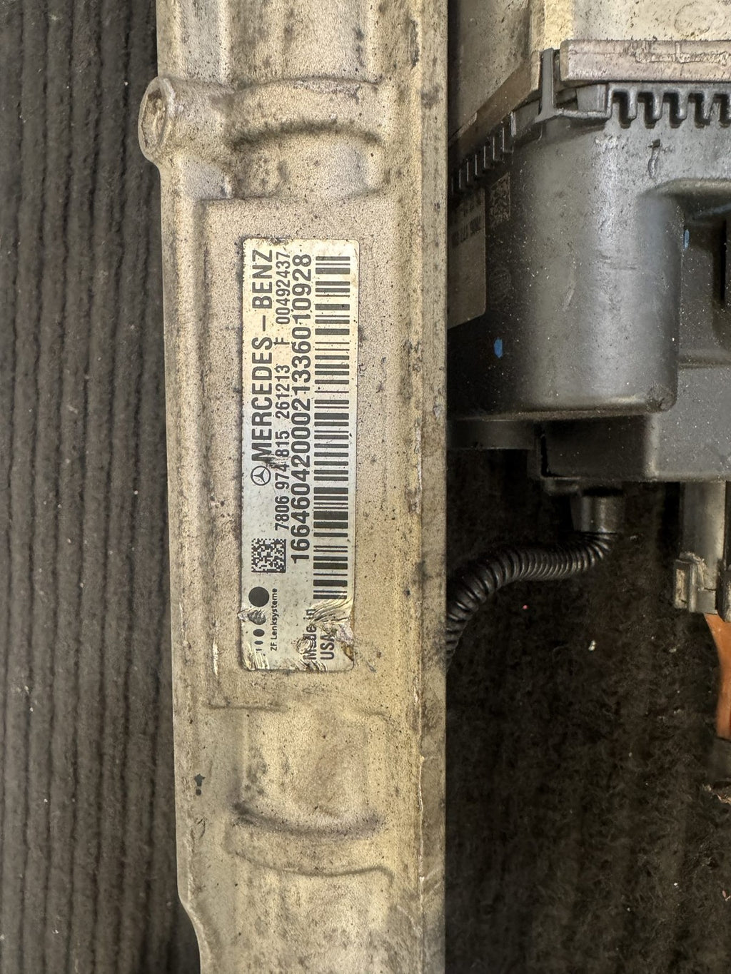 2013-2016 Mercedes-Benz ML350 GL350 GL450 GL550 Electric Steering Rack OEM A1664604200 - eBay image 3