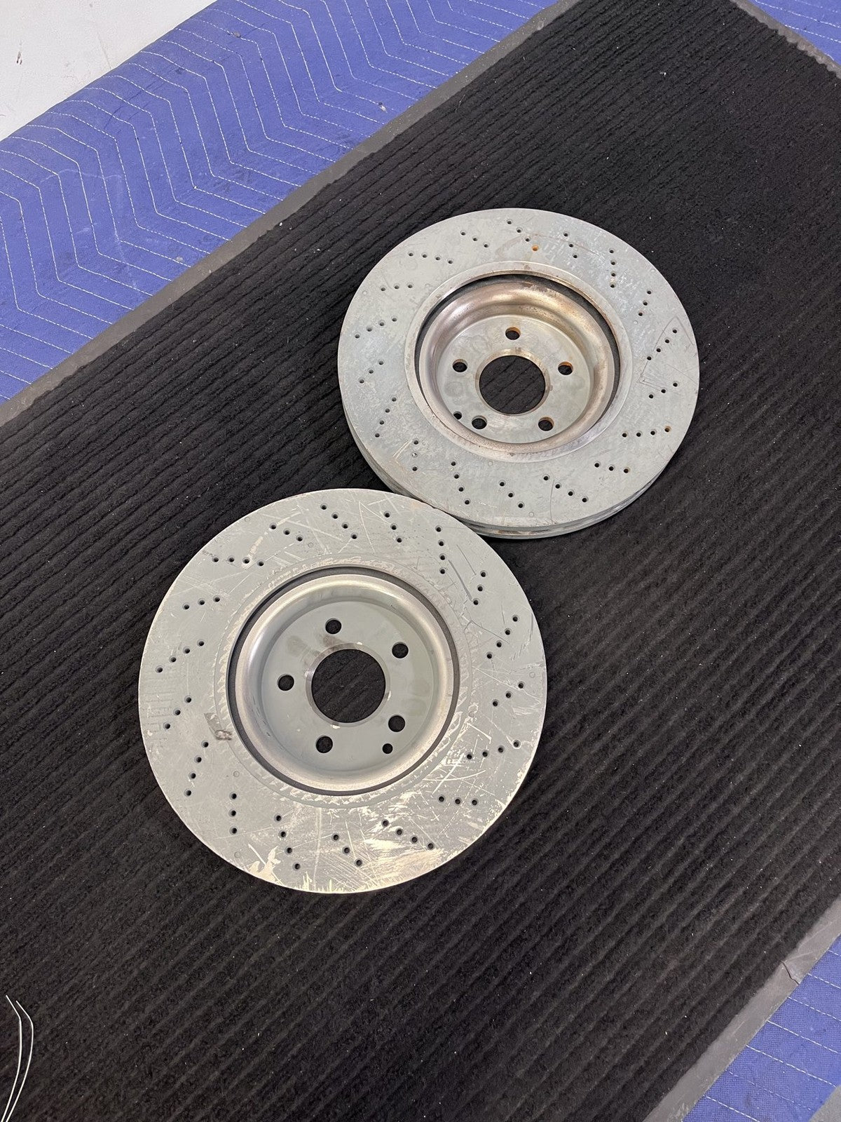 2015-2017 Mercedes-Benz CLS400 C218 Front Drilled Brake Rotors Pair OEM A2184210412 - eBay image 5
