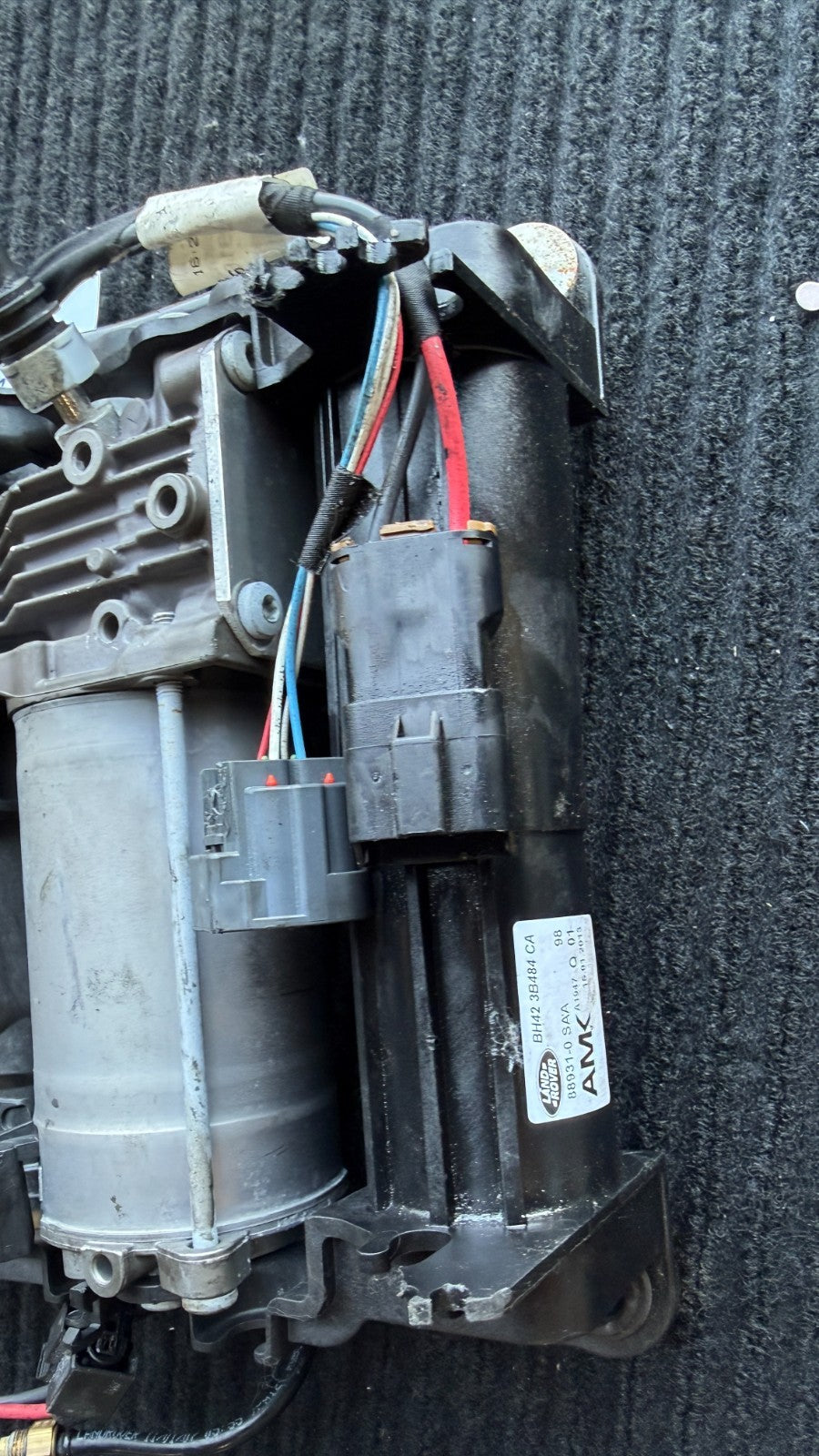 2010-2013 Range Rover L322 Air Suspension Compressor Pump OEM BH423B484AA - eBay image 3