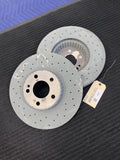 2015-2023 Mercedes-Benz C300 W205 Front Drilled Brake Rotor Pair OEM A0004212112 - eBay image 1