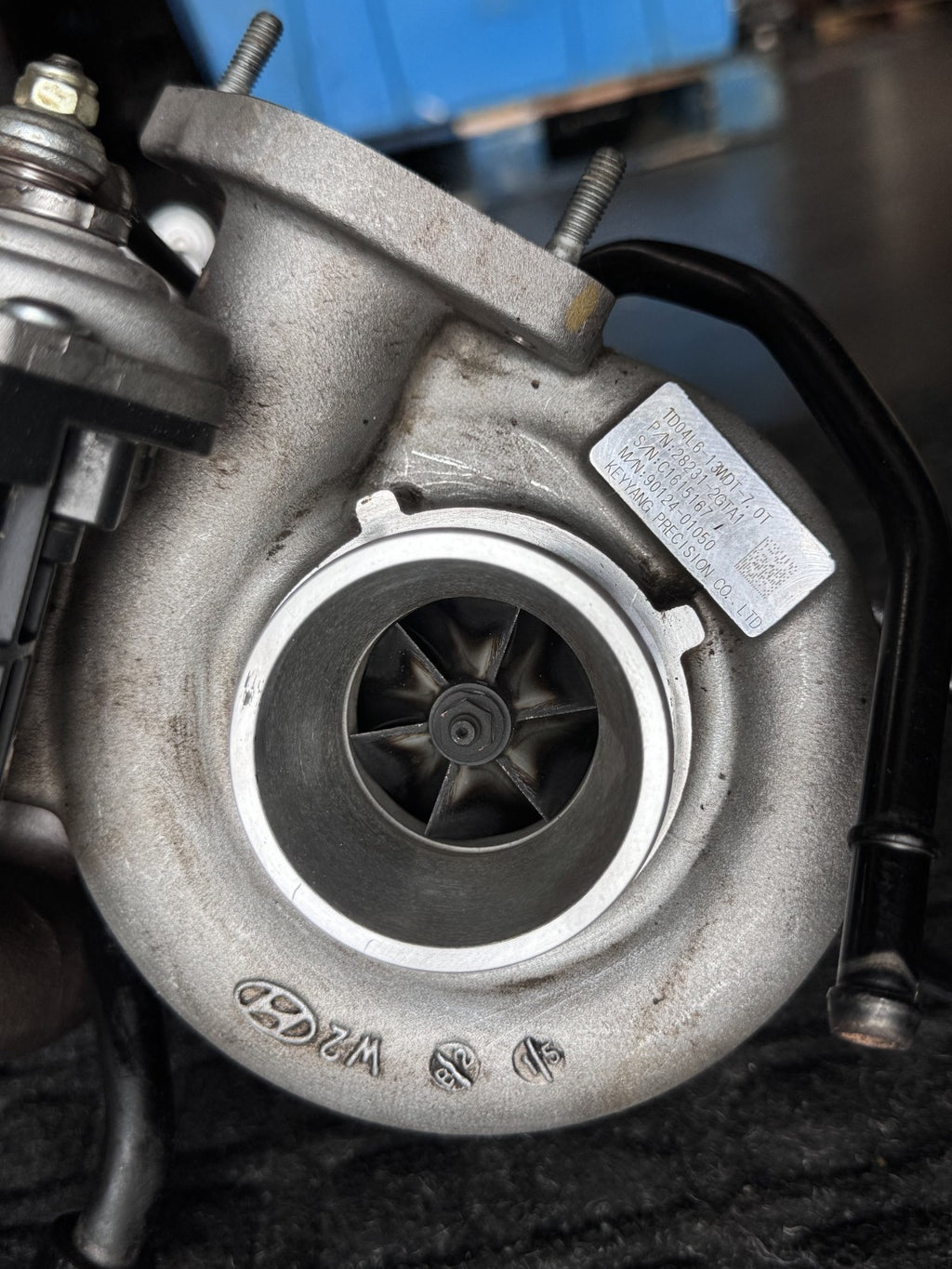 2017-2020 Hyundai Santa Fe 2.0L Turbocharger Turbine OEM 28231-2GTA1 TD04L6 - eBay image 8