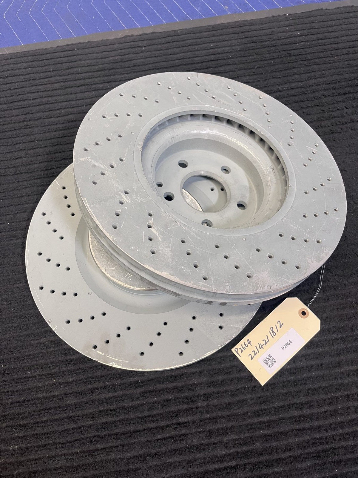 2003-2020 Mercedes-Benz E55 SL55 SL65 S550 CL550 Front Rotor Pair OEM A2214211812 - eBay image 1