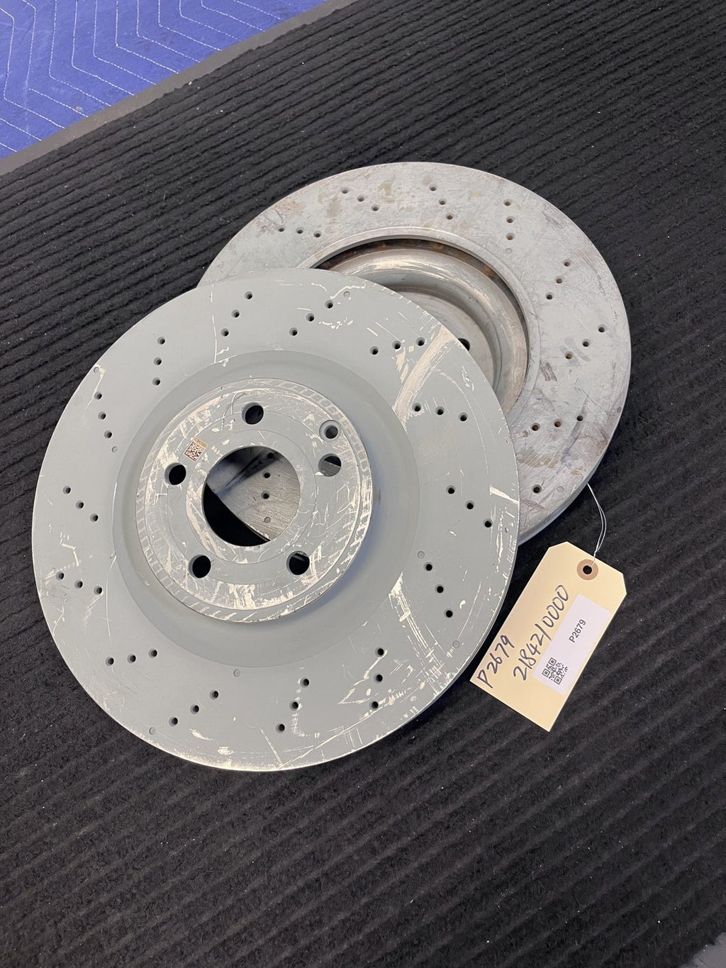 2015-2017 Mercedes-Benz CLS400 4MATIC Front Brake Disc Rotor Pair OEM A2184210000 - eBay image 1
