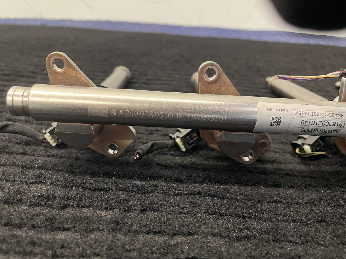 2019-2023 Mercedes-Benz A220 CLA250 GLA250 GLB250 Fuel Rail 4 Injectors A2600700300 - eBay image 5
