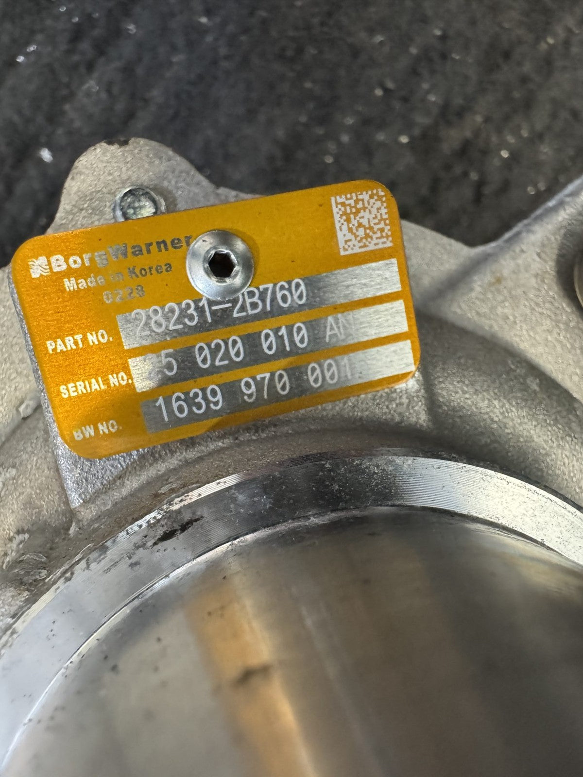 2016-2018 Hyundai Tucson 1.6L Turbocharger OEM 28231-2B760 - eBay image 2