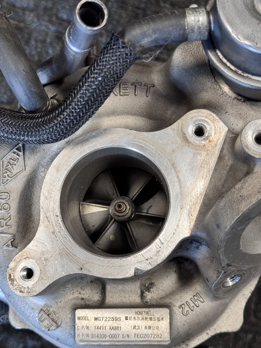 2015-2021 Subaru WRX Turbo Turbocharger Genuine OEM Garrett MGT2259S 14411AA881 - eBay image 7