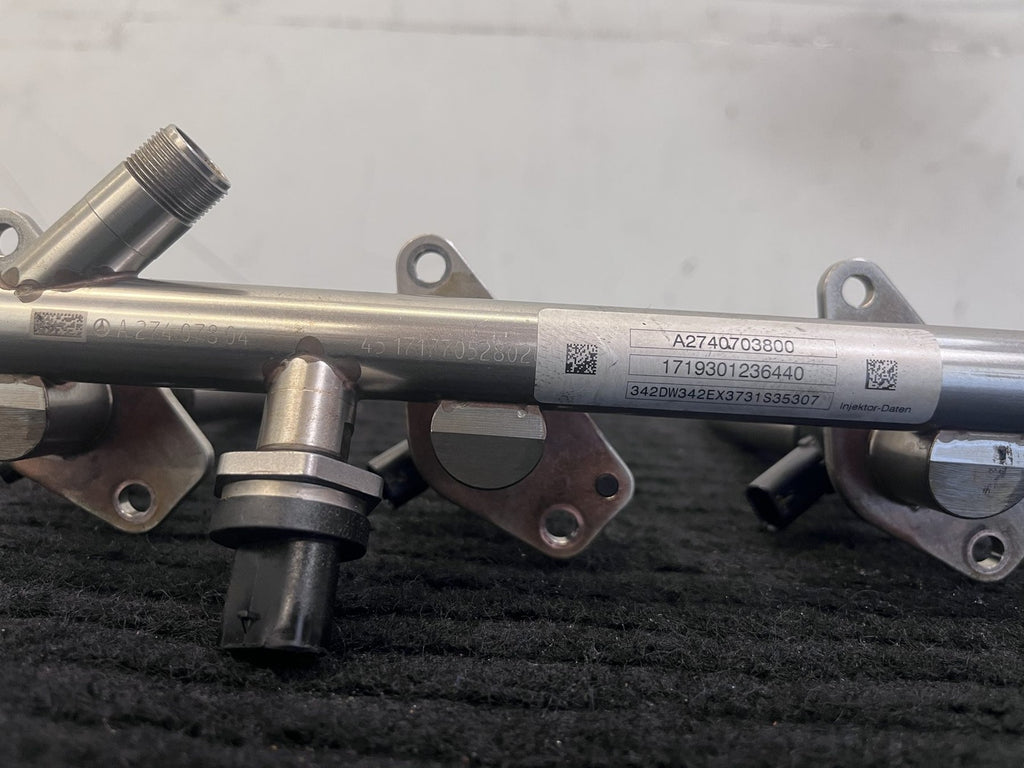 2015-2019 Mercedes-Benz C300 GLC300 E300 Fuel Rail 4 Injectors OEM A2740703800 - eBay image 2