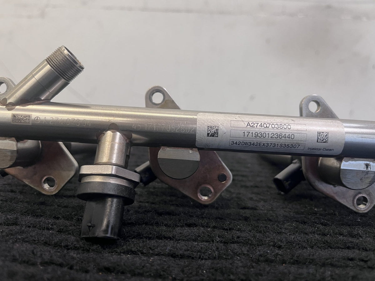 2015-2019 Mercedes-Benz C300 GLC300 E300 Fuel Rail 4 Injectors OEM A2740703800 - eBay image 2