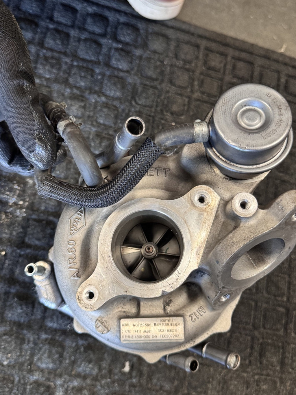 2015-2021 Subaru WRX Turbo Turbocharger Genuine OEM Garrett MGT2259S 14411AA881 - eBay image 6