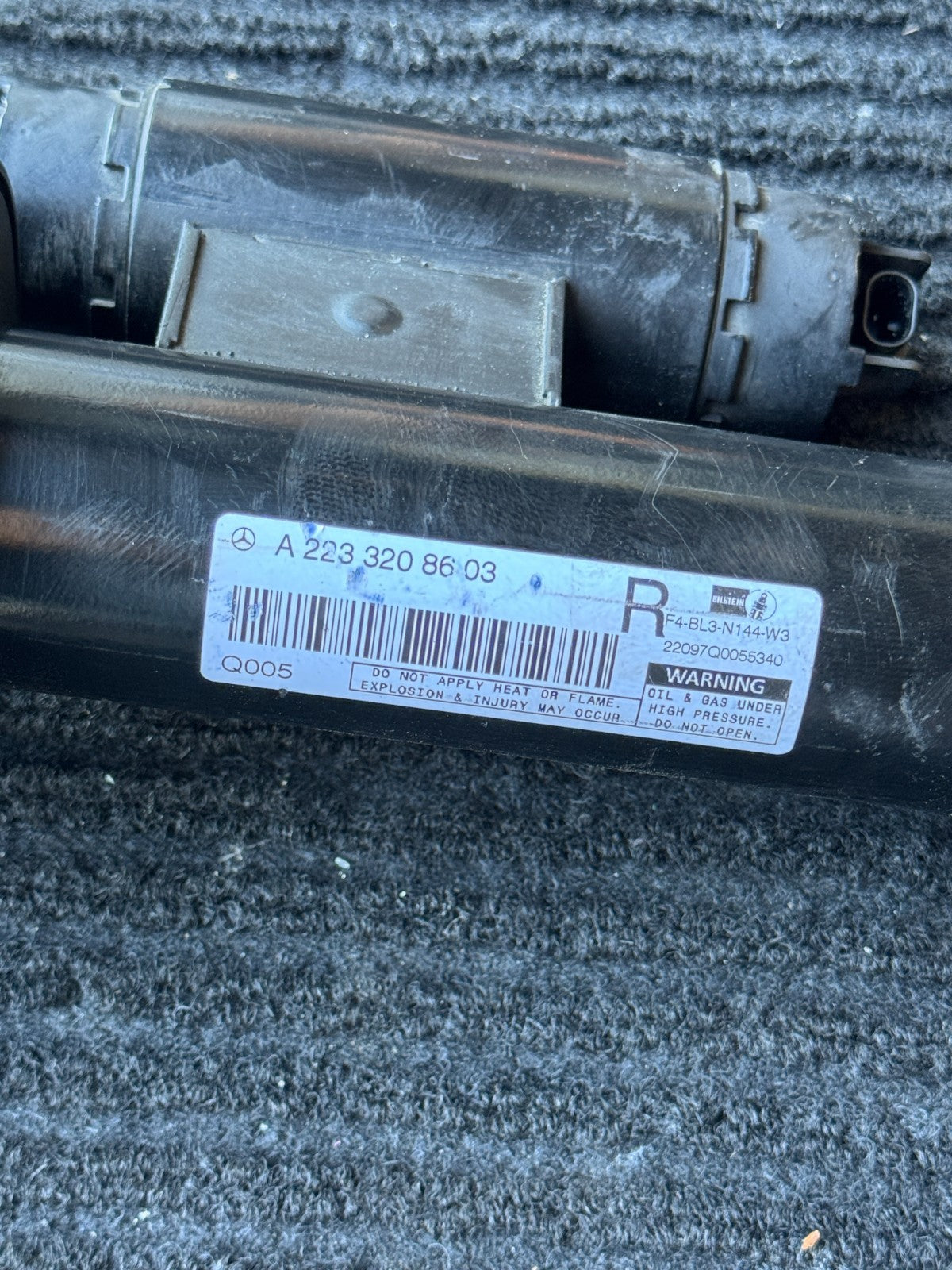 2021-2024 Mercedes S450 4-Matic Front Right Air Suspension Strut OEM A2233208603 - eBay image 2