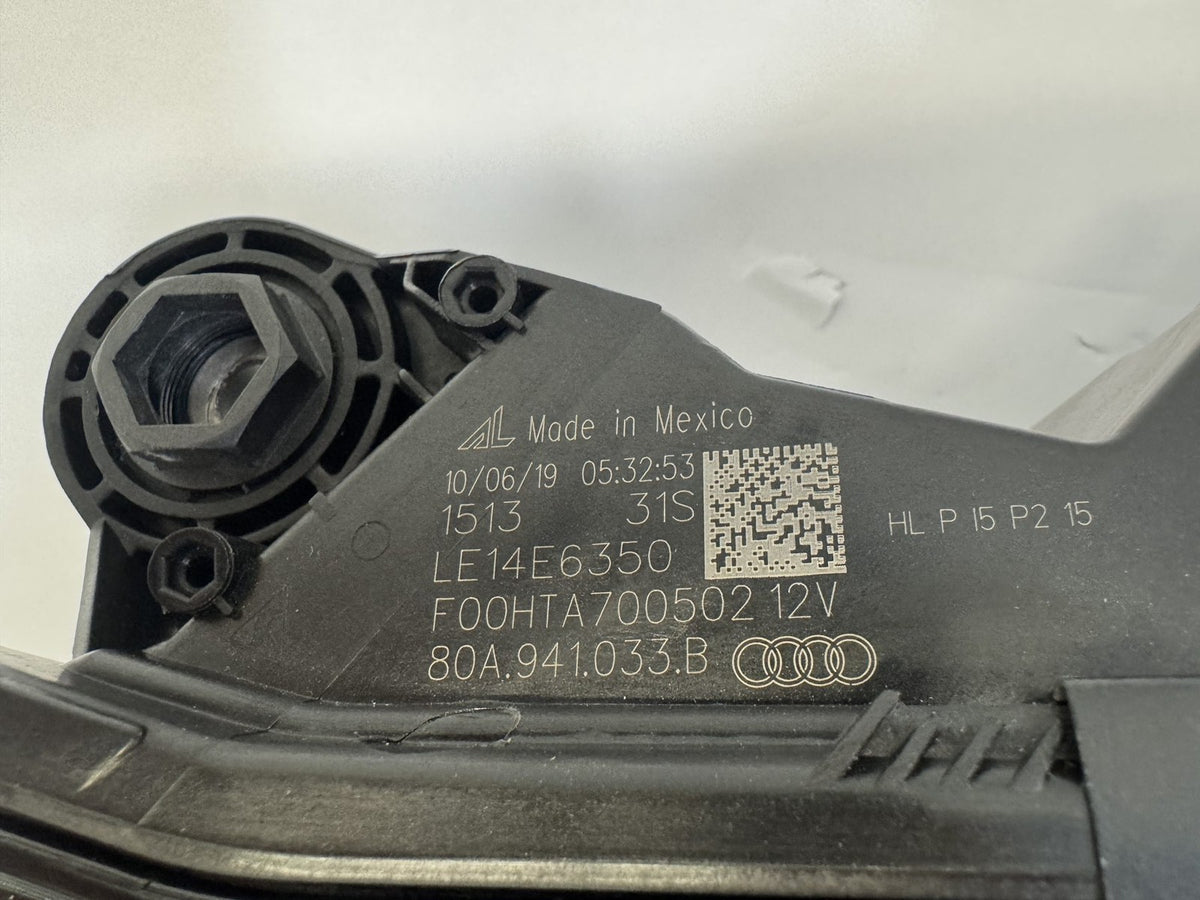 2018-2020 Audi Q5 SQ5 Lh Full LED Headlight Aftermarket Refurbished 80A941033B - eBay image 2