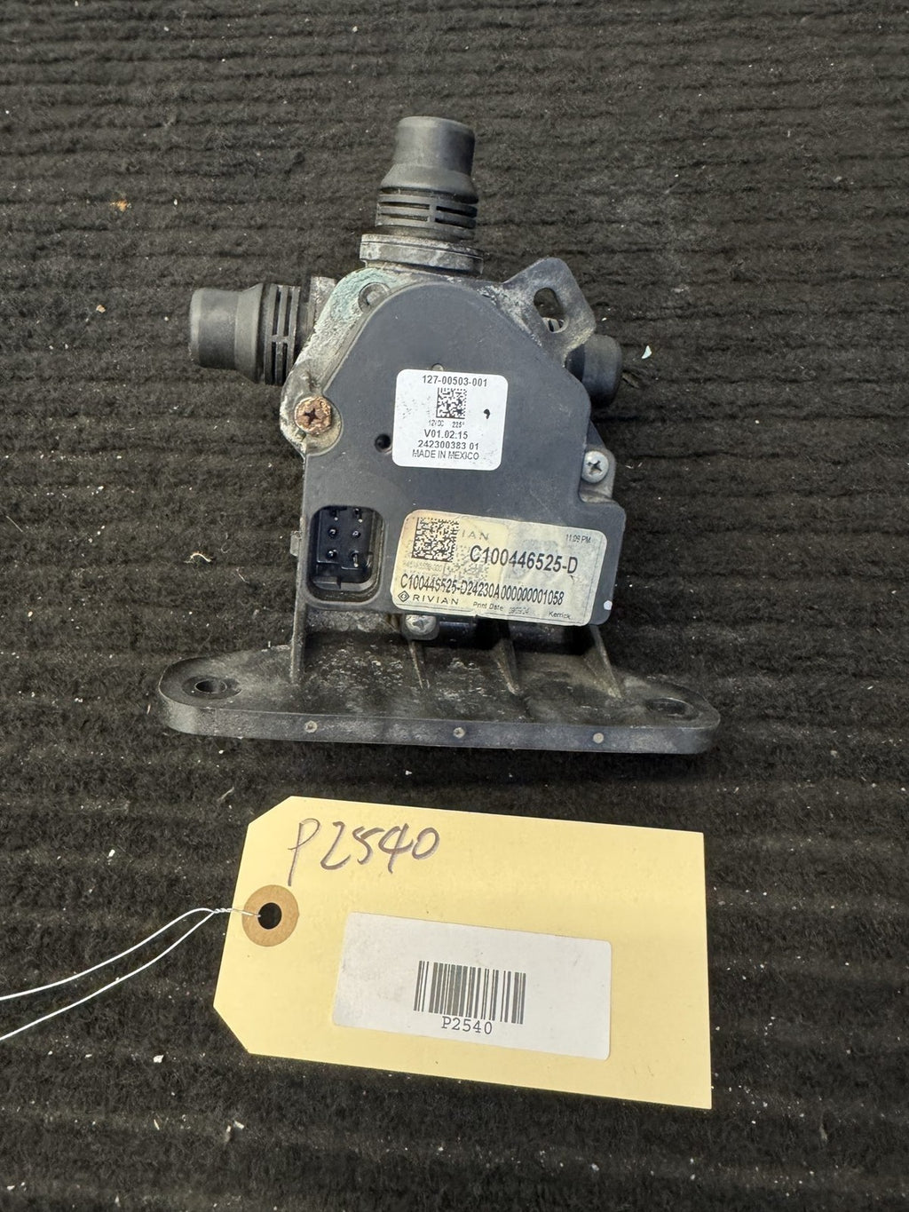 2025-2026 Rivian R1S R1T Heater Coolant Control Valve OEM C100446525-D - eBay image 1