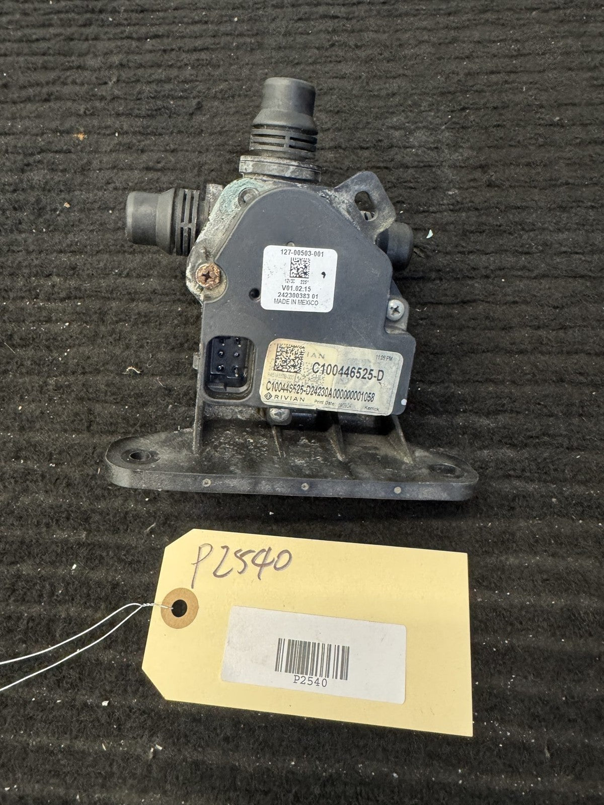 2025-2026 Rivian R1S R1T Heater Coolant Control Valve OEM C100446525-D - eBay image 1