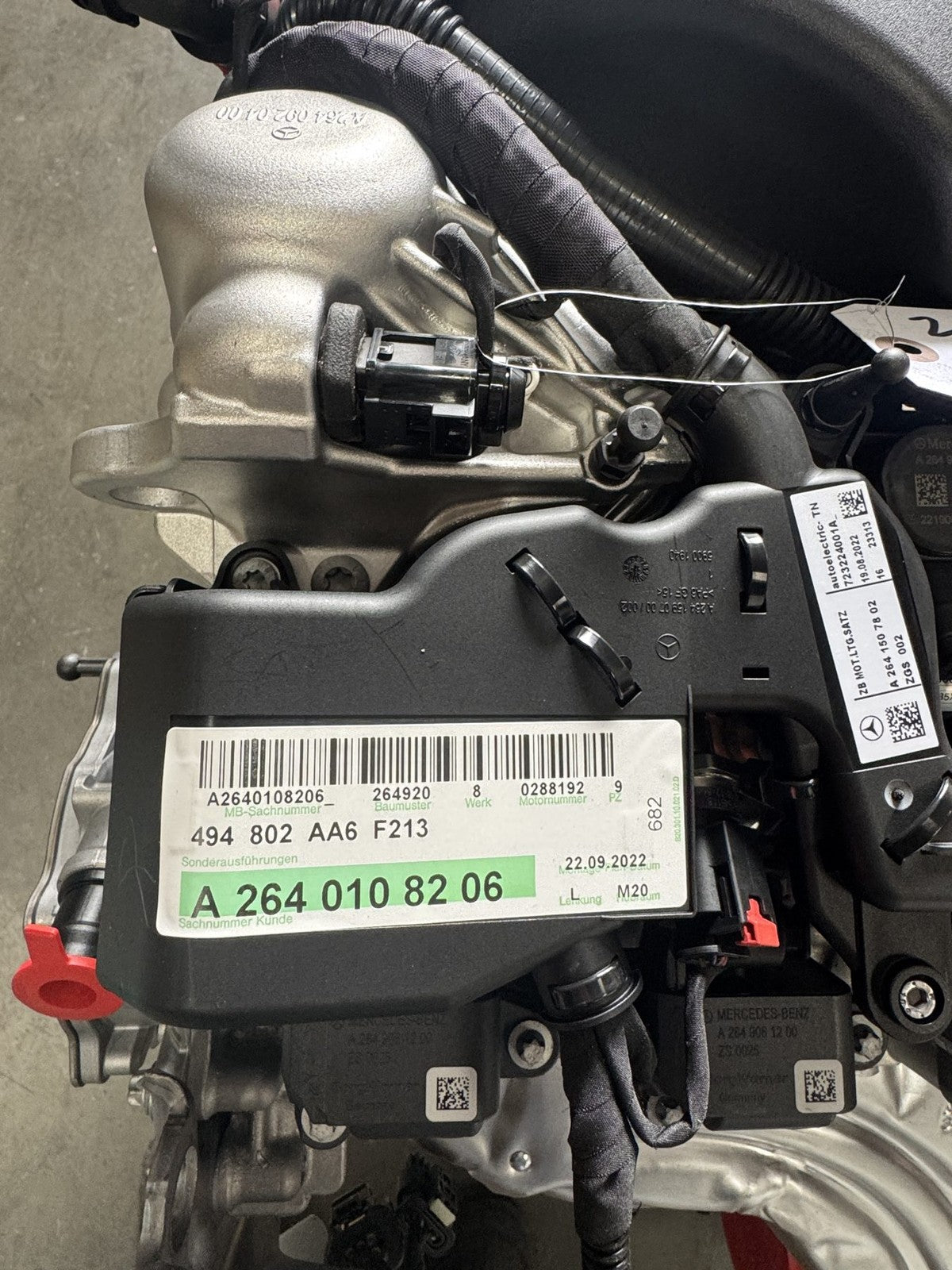 2021-2022 Mercedes-Benz E350 M264.920 2.0L Turbo Complete Engine OEM A2640108206 - eBay image 9