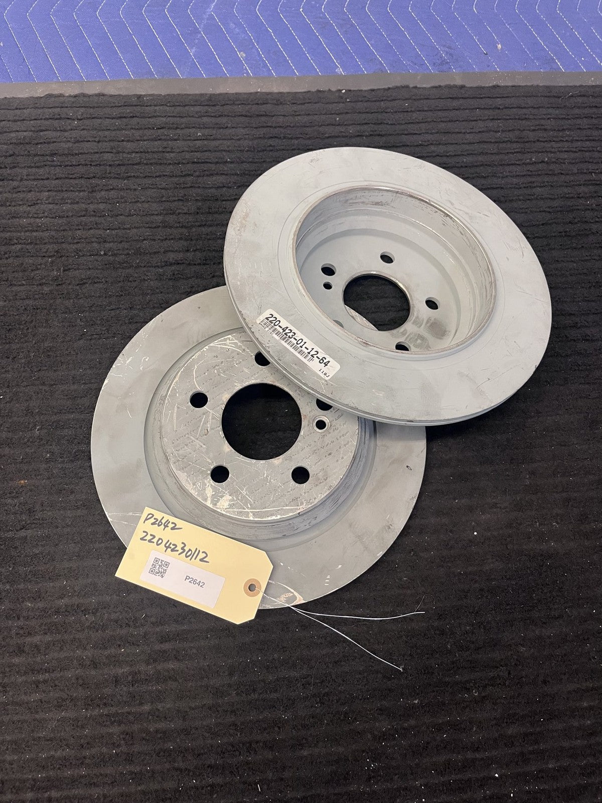2000-2006 Mercedes-Benz S430 S500 CL500 Rear Brake Rotors Pair OEM A2204230112 - eBay image 1
