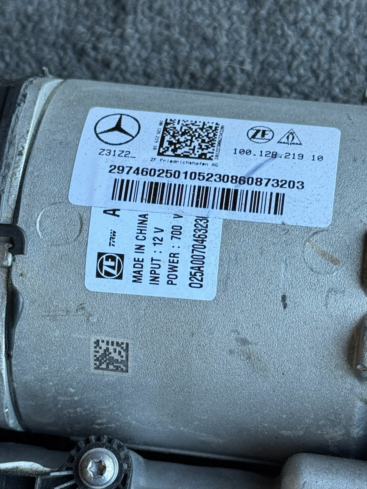 2022-2025 MB EQS V297 X296 Rear Steering Rack Gear W/ Rods OEM 2974602501 - eBay image 3