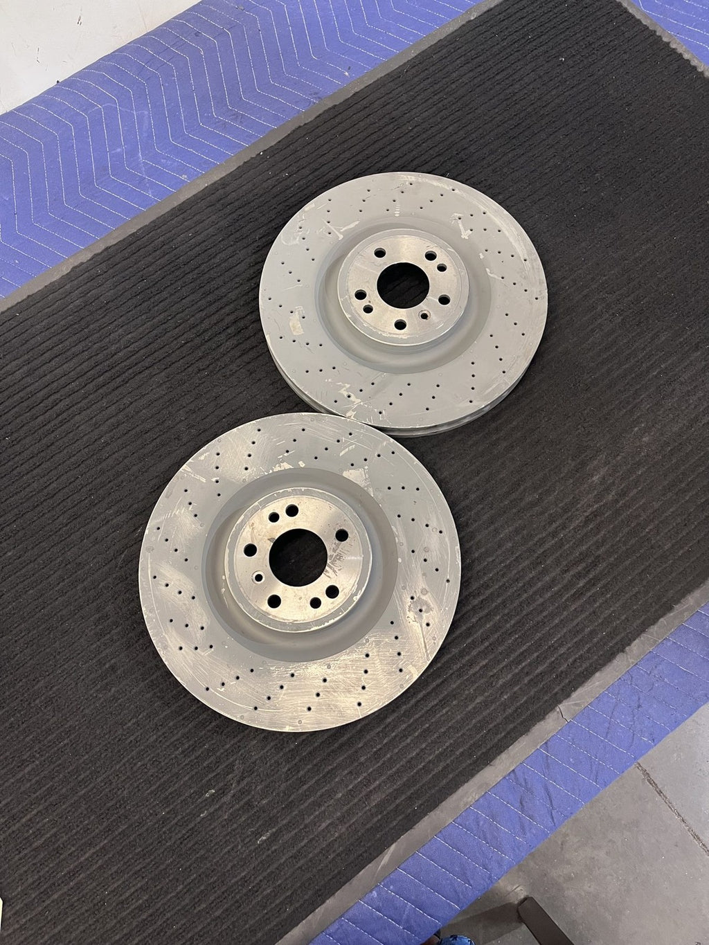 2012-2019 Mercedes-Benz Ml Gl Gle Gls Front Drilled Brake Rotors Pair OEM A1664211600 - eBay image 4