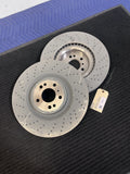 2012-2019 Mercedes-Benz Ml Gl Gle Gls Front Drilled Brake Rotors Pair OEM A1664211600 - eBay image 1