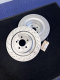 2010-2016 Mercedes-Benz E63 2012-2018 CLS63 AMG Rear Rotor Pair OEM A2124230412 - eBay image 1