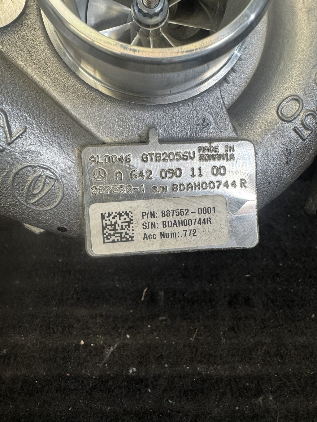 2010-2018 Mercedes-Benz Sprinter 2500 3500 3.0L Diesel Turbo OEM A6420901100 - eBay image 3