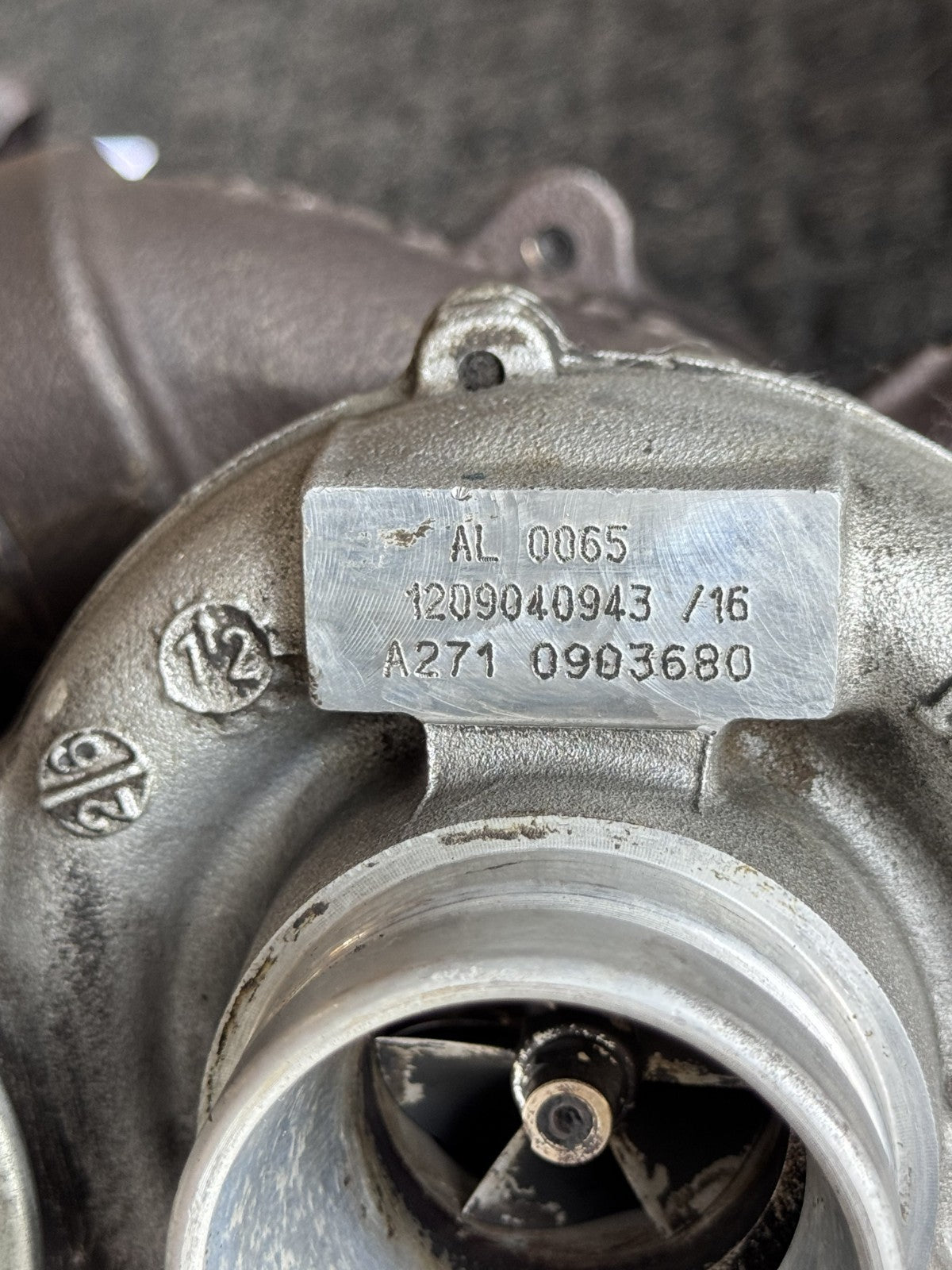 2012-2015Mercedes W204 C250 SLK250M271 1.8L Turbocharger Turbine OEM A2710903680 - eBay image 8