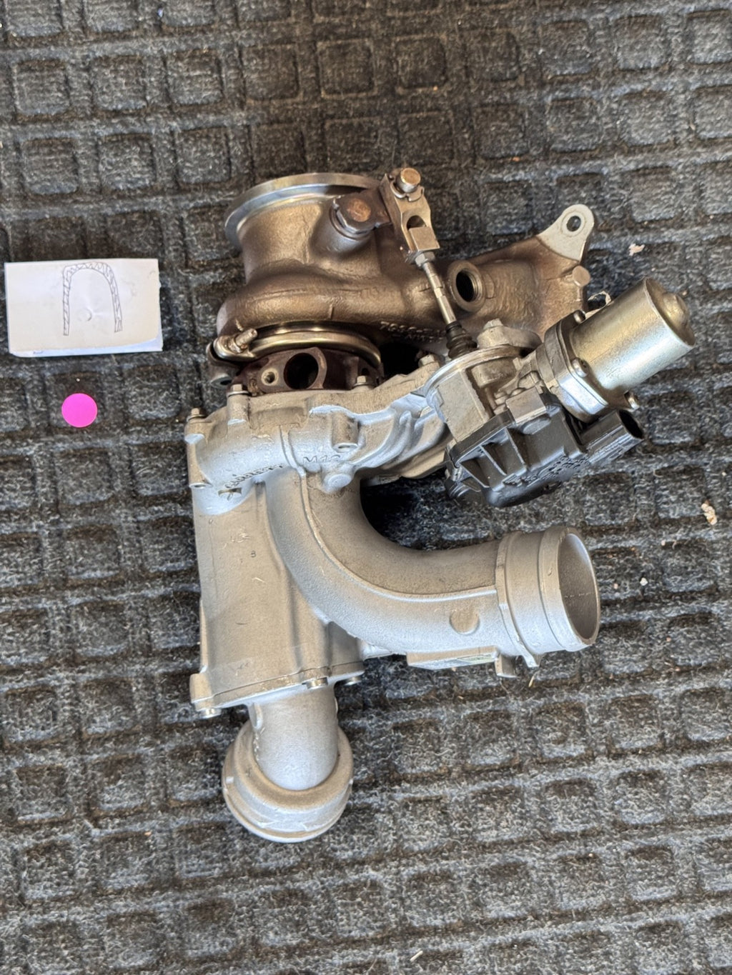2015-2018 Volkswagen Jetta 1.8T Turbocharger w/ Exhaust Manifold OEM 06K145721D - eBay image 2
