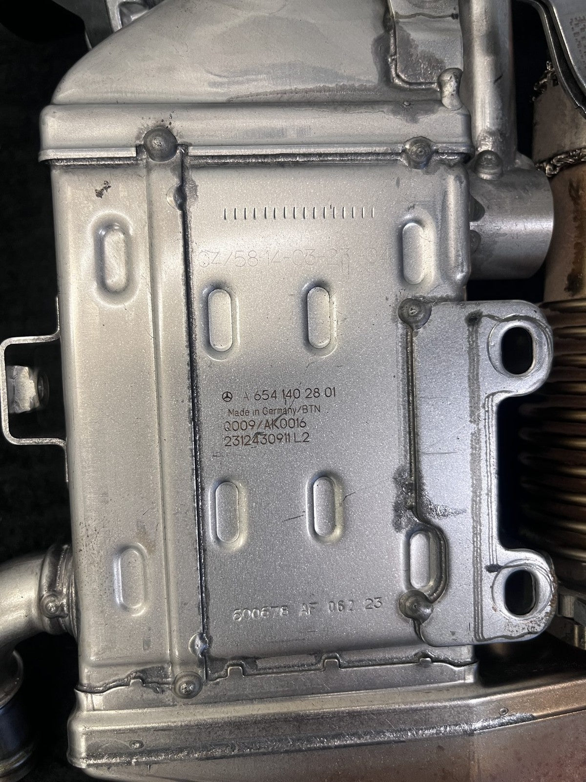 2023-2025 Mercedes-Benz Sprinter OM654 Egr Cooler Assembly OEM A6541402801 - eBay image 2