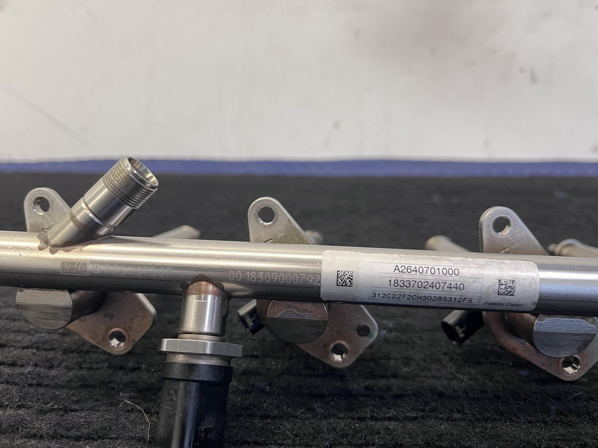 2019-2023 Mercedes-Benz C300 GLC300 E350 Fuel Rail 4 Injectors OEM A2640701000 - eBay image 2