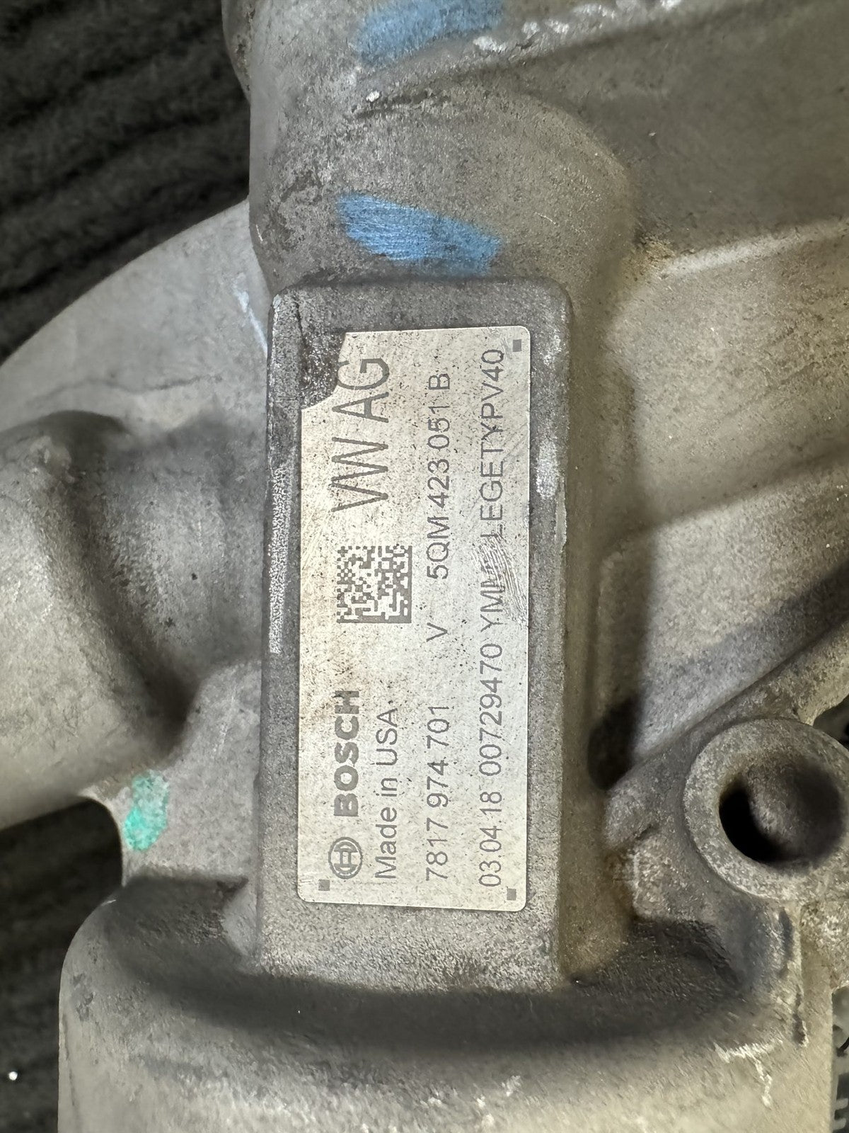 2015-2021 Volkswagen Golf Jetta Electric Power Steering Rack & Pinion OEM 5QM423051B - eBay image 3
