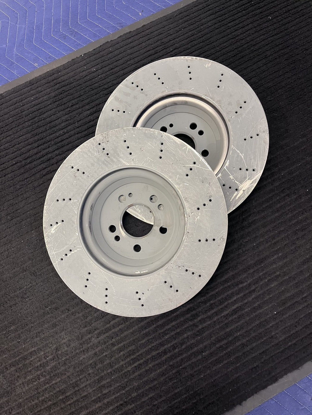 2020-2023 Mercedes-Benz GLE350 Front Drilled Brake Rotors Pair OEM A1674210801 - eBay image 4