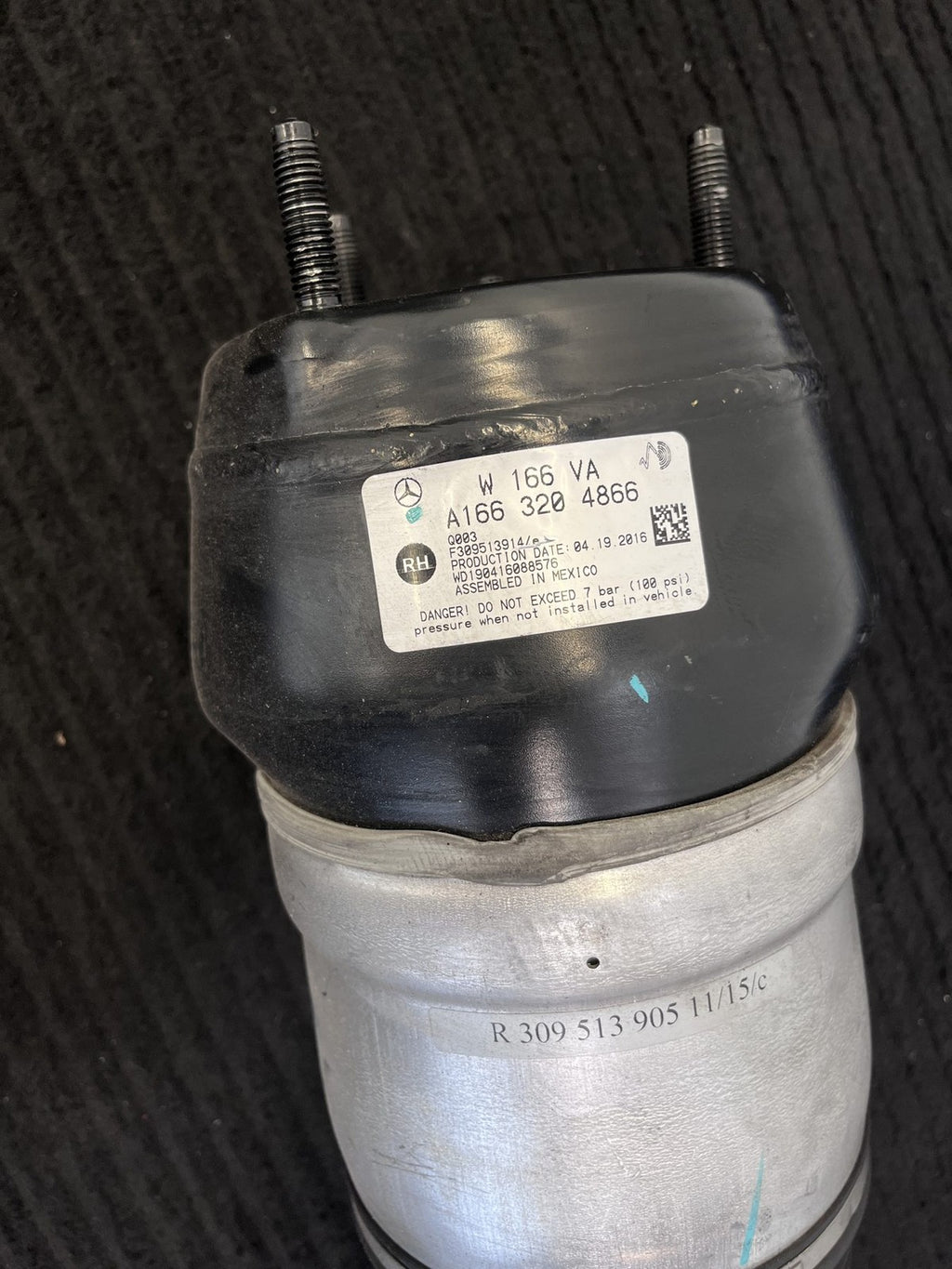 2012-2019 Mercedes-Benz Ml Gle Gl Gls W166 X166 Front Right Air Strut OEM A1663204866 - eBay image 3