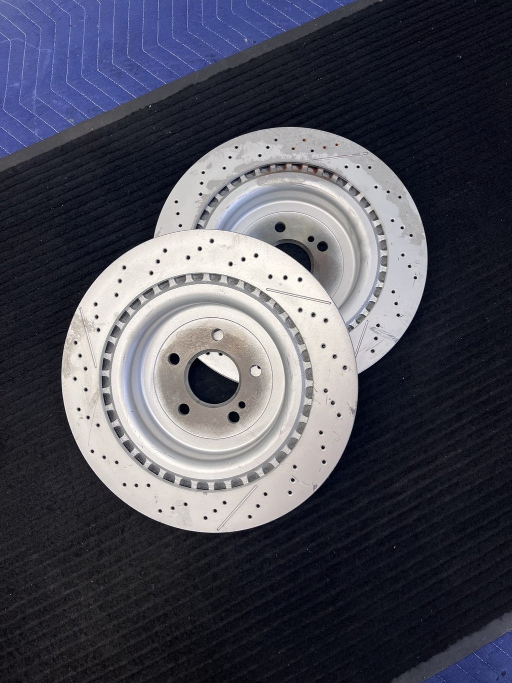2013-2023 Mercedes-Benz C63 SL63 SL65 AMG Gt Rear Rotors Pair OEM A2314230212 - eBay image 4
