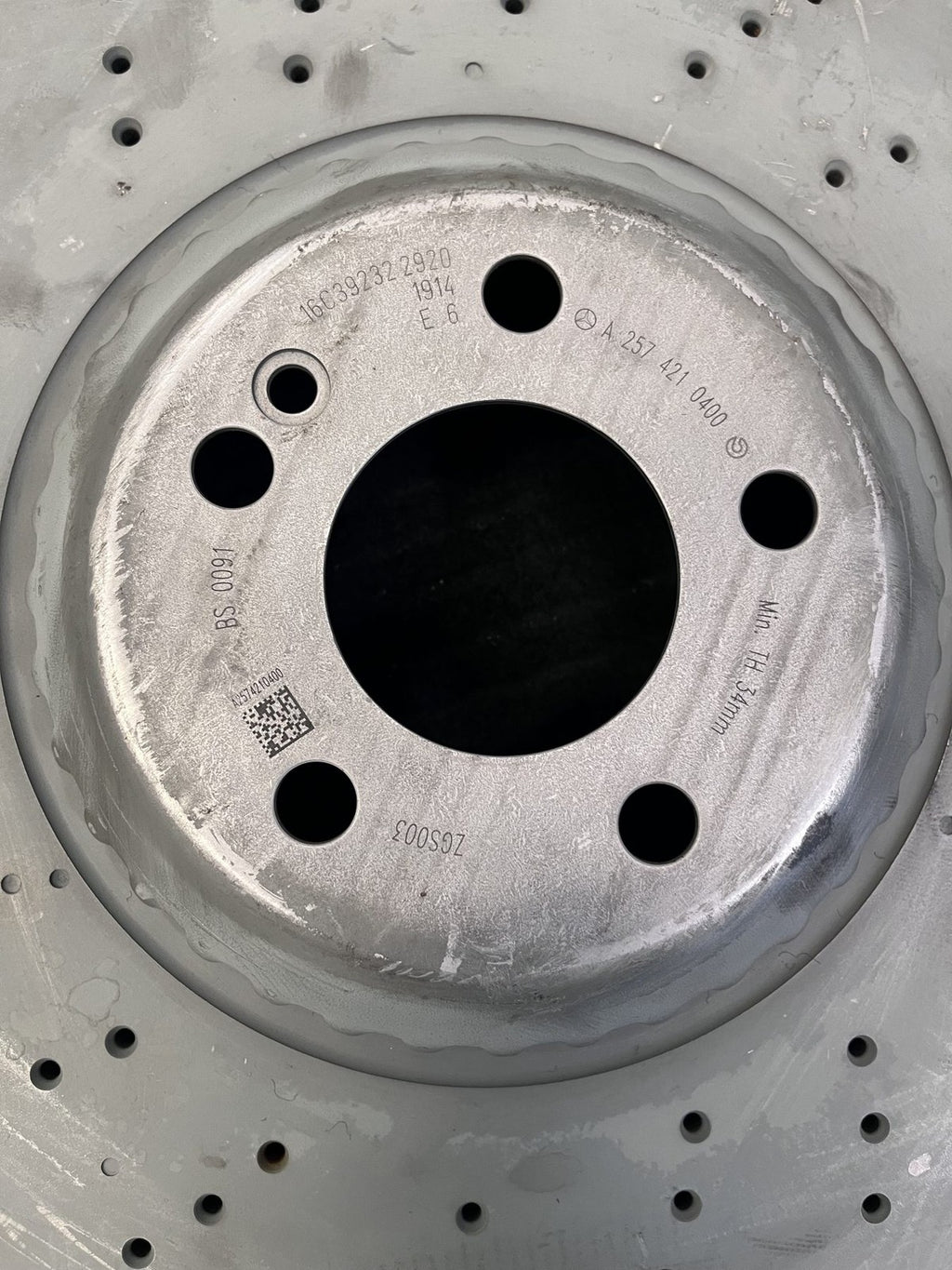 2019-2023 Mercedes-Benz E53 2019-2021 CLS53 Front Brake Rotor Pair OEM A2574210400 - eBay image 4