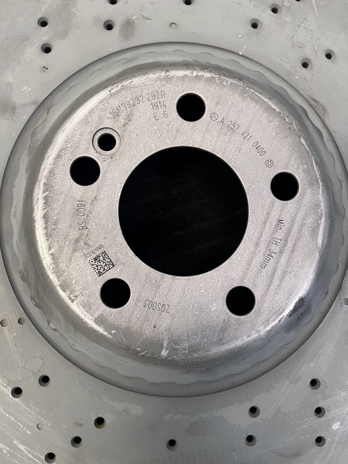 2019-2023 Mercedes-Benz E53 2019-2021 CLS53 Front Brake Rotor Pair OEM A2574210400 - eBay image 4