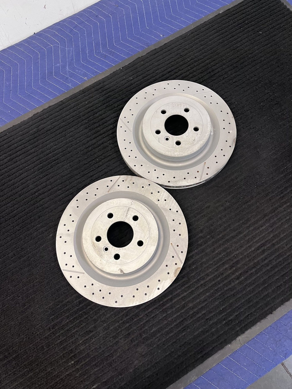 2012-2019 Mercedes-Benz ML63 GL63 GLE63 GLS63 AMG Rear Rotors Pair OEM A1664230512 - eBay image 5