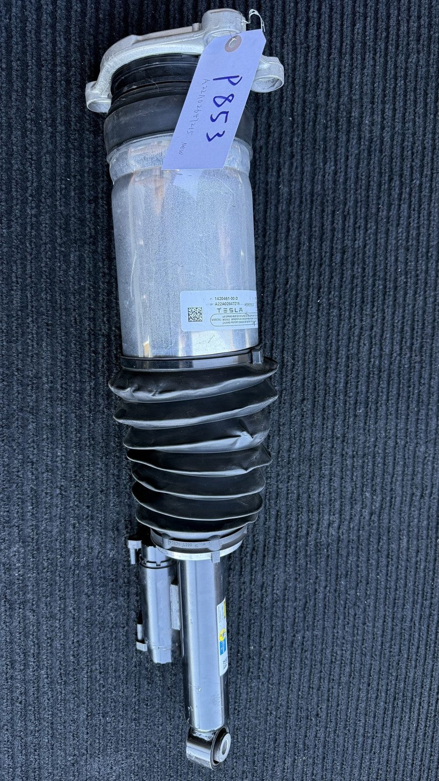 21-24 Tesla Model S Rear Left Air Suspension Shock Strut OEM 1420461-00-D - eBay image 1