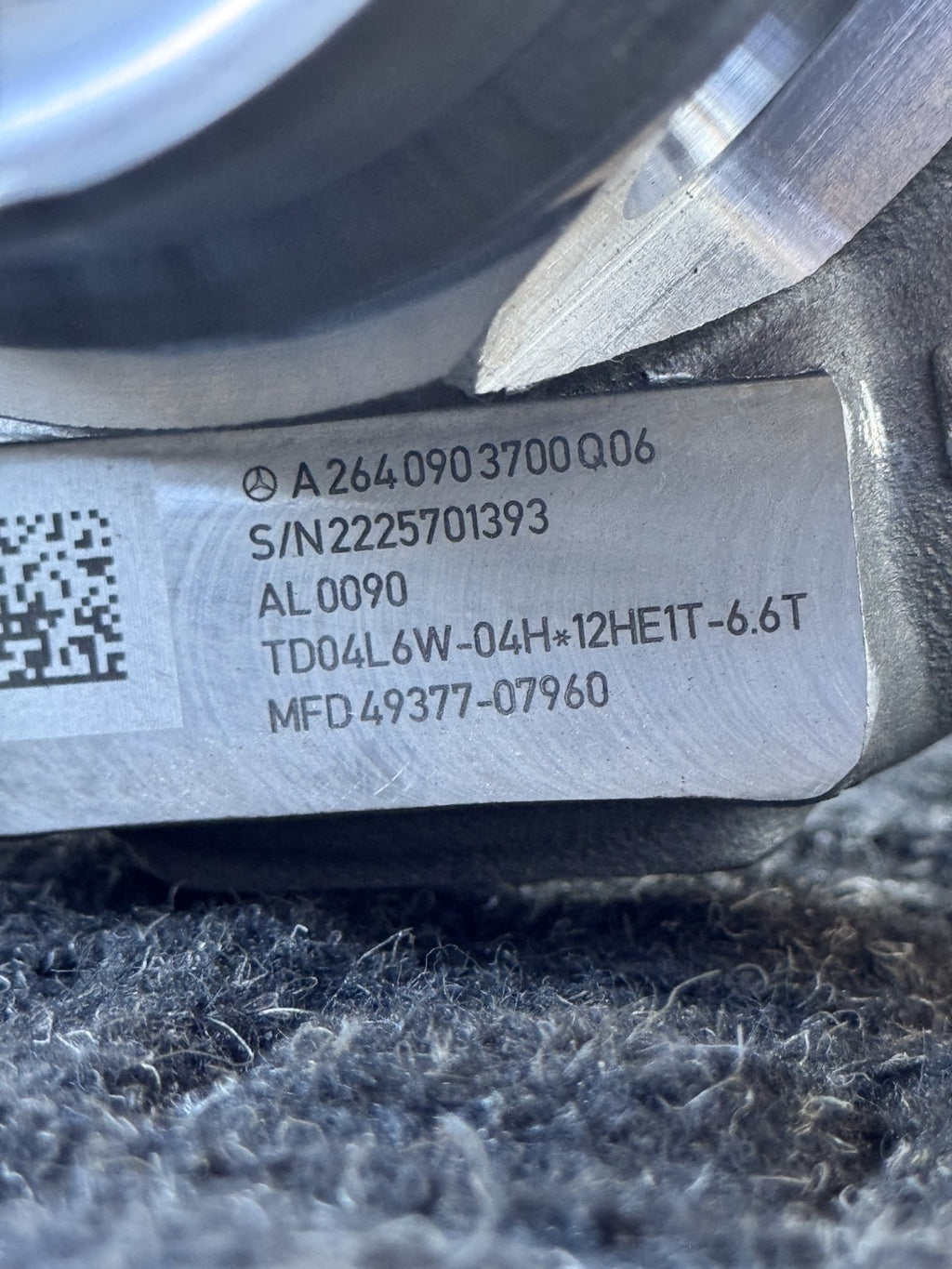 2020-2023 Mercedes Benz GLE350 V167 2.0L Turbocharger Turbine OEM A2640903700 - eBay image 4