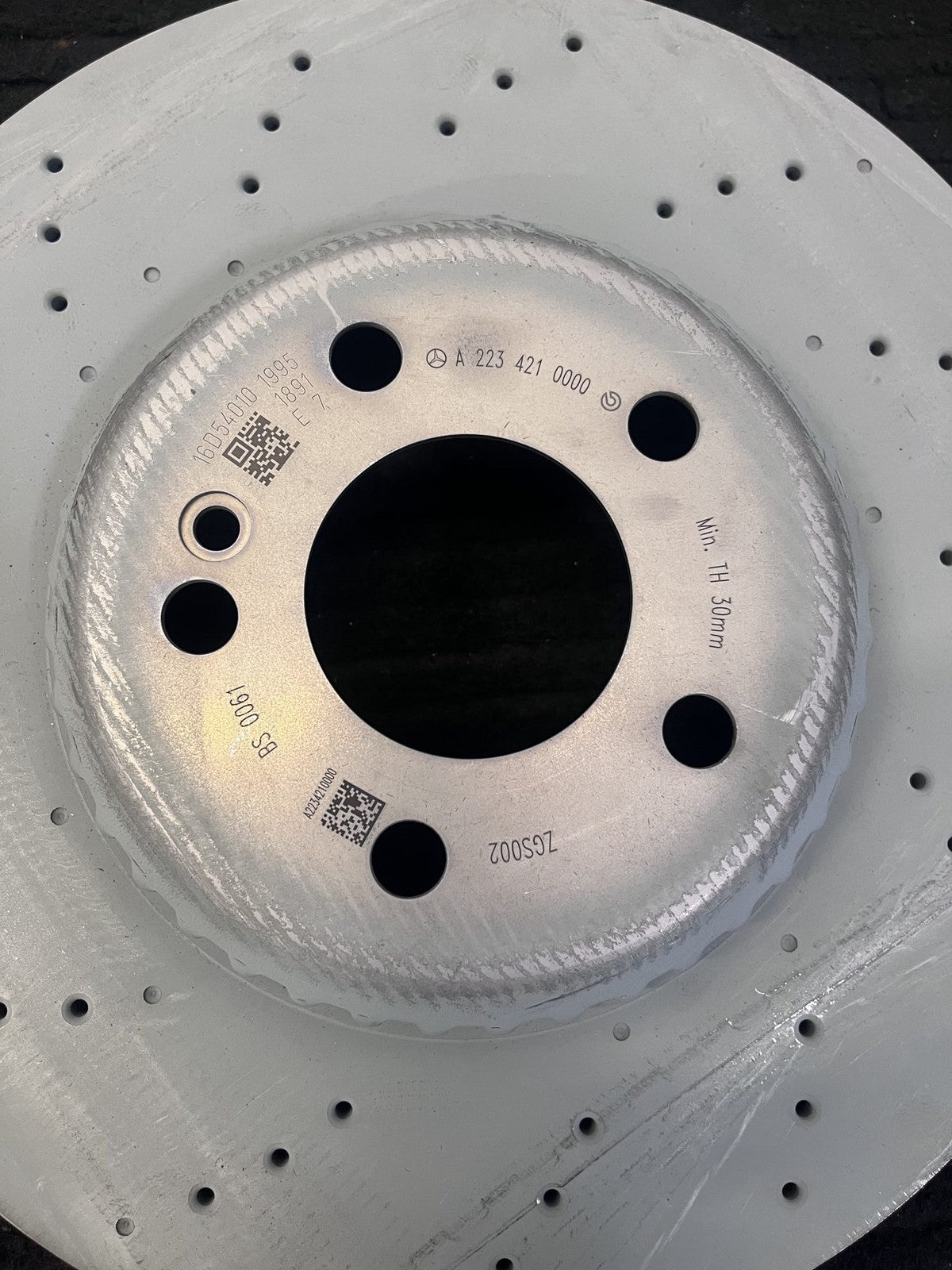 2022-26 C300 2023-26 C43 2024-26 CLE300 Front Rotor Pair OEM A2234210000 - eBay image 6
