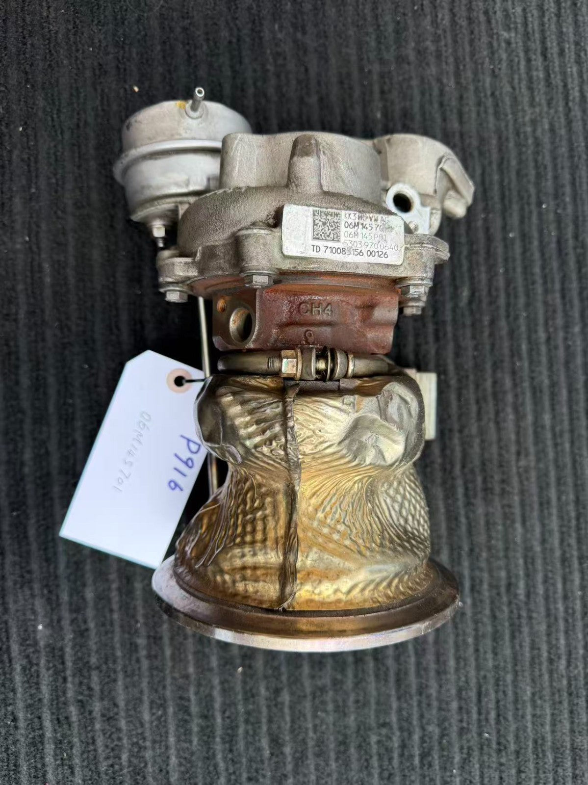 Porsche Macan GTS 95B 2.9L Turbocharger Turbo Assembly OEM 06M145701T - eBay image 6