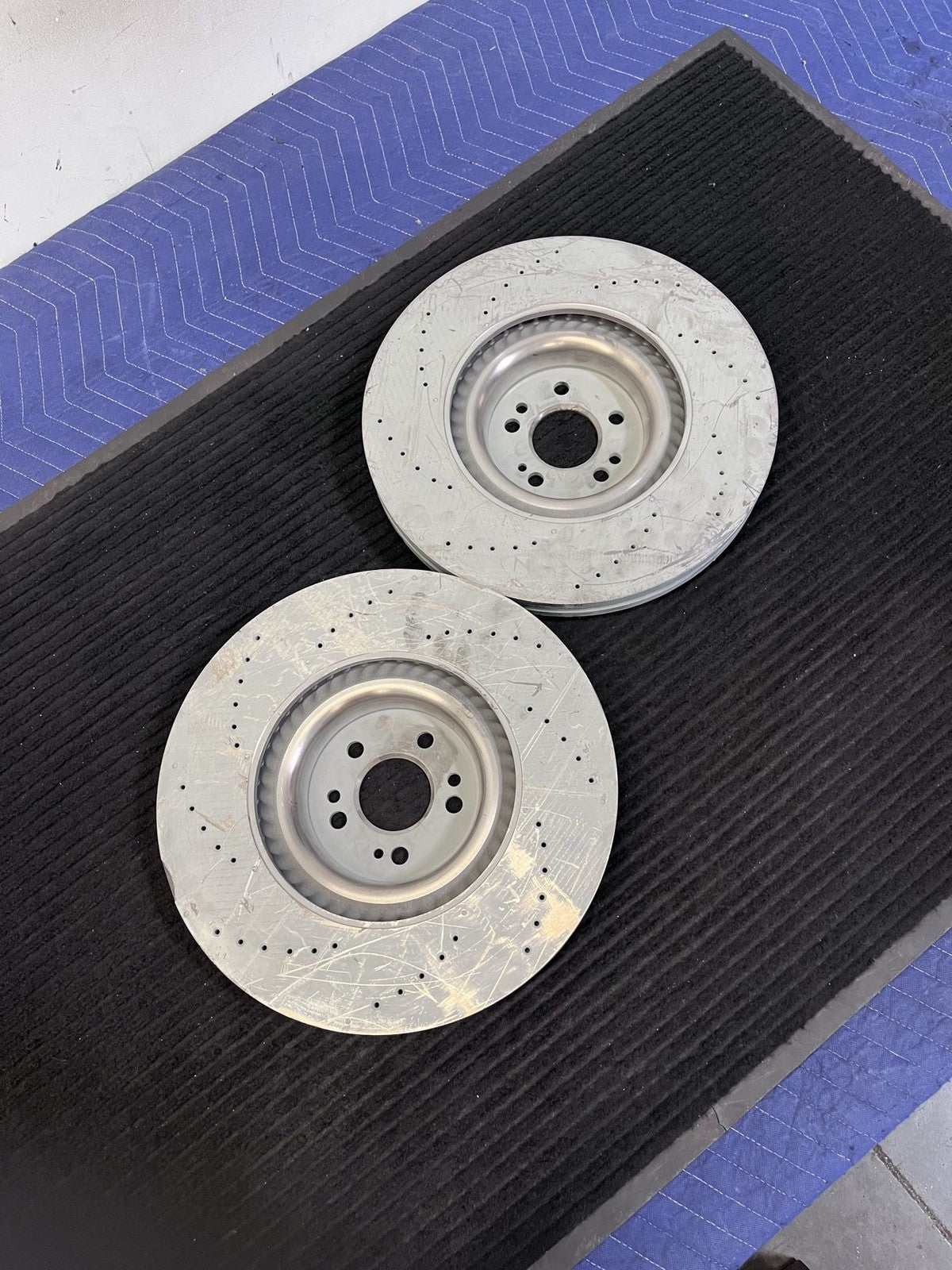 2020-2026 Mercedes-Benz Gle Gls Front Drilled Brake Rotor Pair OEM A1674211101 - eBay image 3
