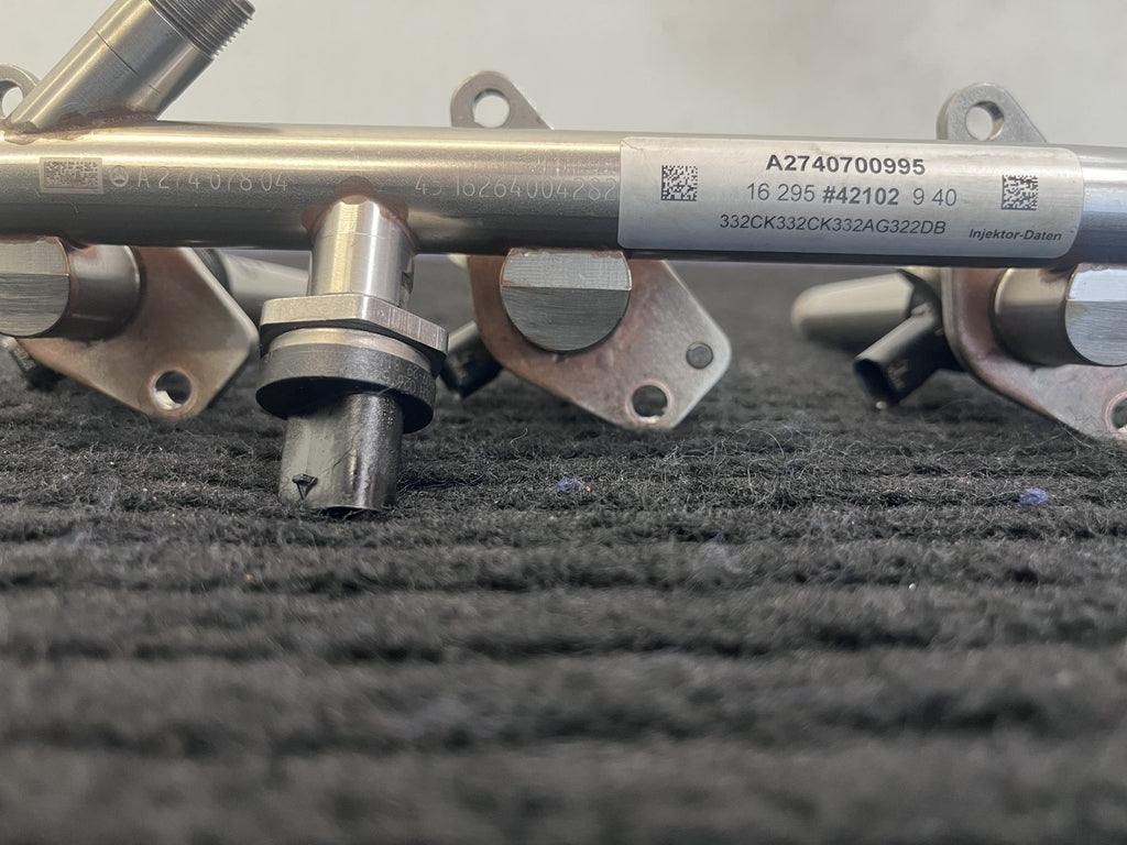 2015-2019 Mercedes-Benz C300 GLC300 E300 Fuel Rail 4 Injectors OEM A2740700995 - eBay image 2