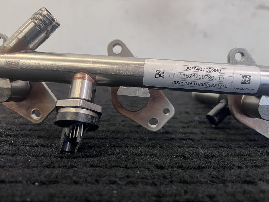 2015-2019 Mercedes-Benz C300 GLC300 E300 Fuel Rail 2 Injectors OEM A2740700995 - eBay image 2