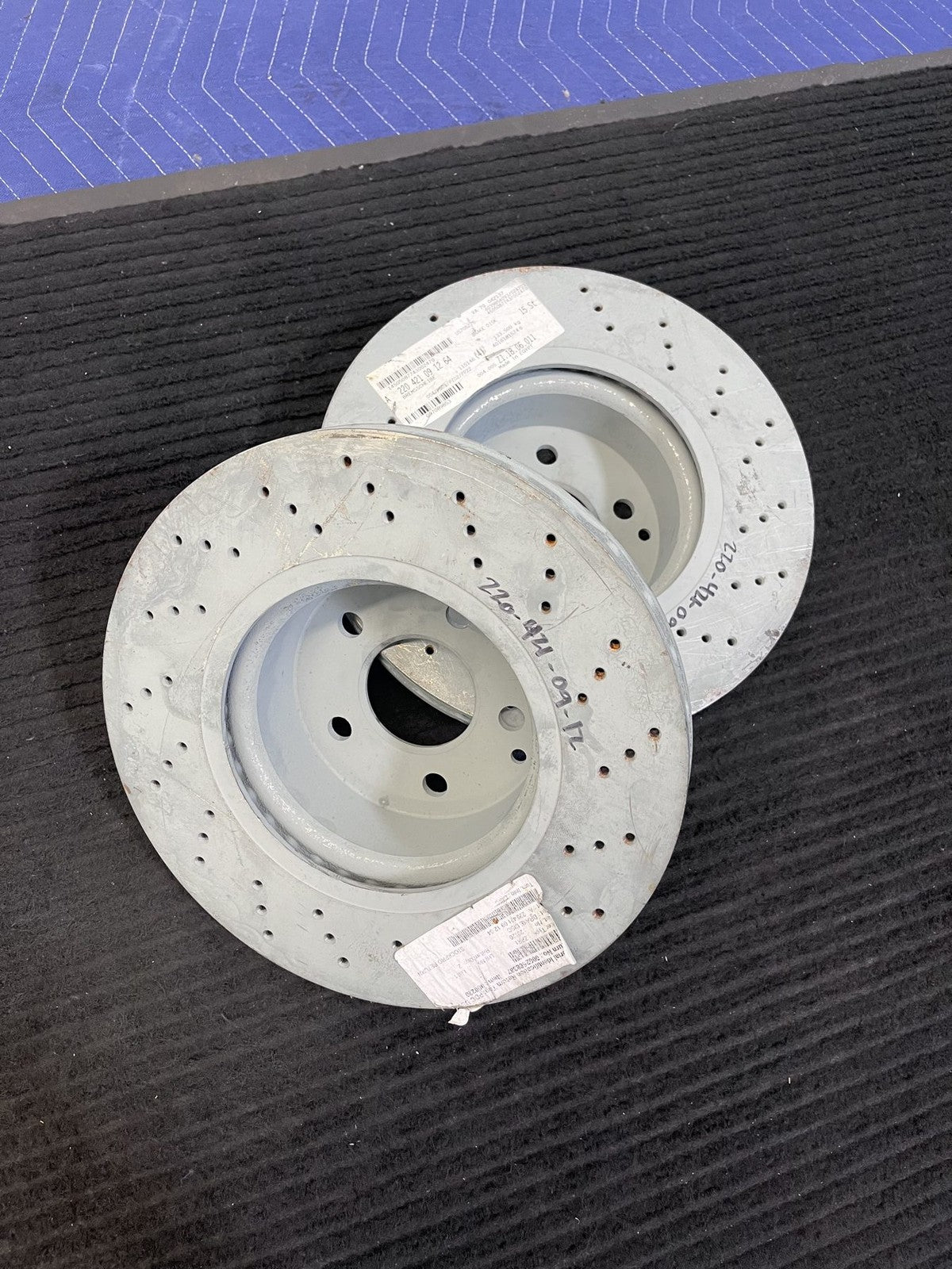 2000-2006 Mercedes-Benz CL500 2003-2006 S430 S500 Front Rotors Pair OEM A220421091264 - eBay image 3