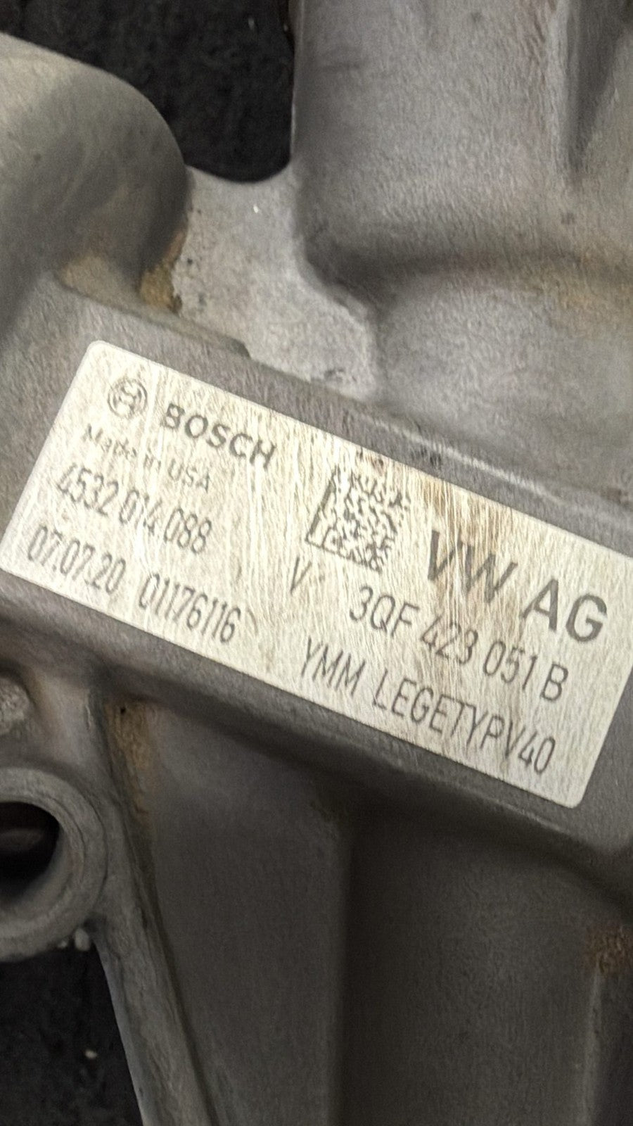 2018-2020 Volkswagen Atlas Electric Steering Rack 3QF423051A OEM 3QF423051B - eBay image 3