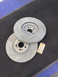 2020-2025 Mercedes-Benz Gle Gls Front Drilled Brake Rotors Pair OEM A1674211001 - eBay image 1