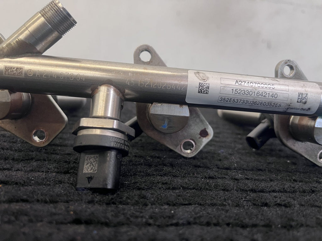 2015-2019 Mercedes-Benz C300 GLC300 E300 Fuel Rail 4 Injectors OEM A2740700995 - eBay image 2