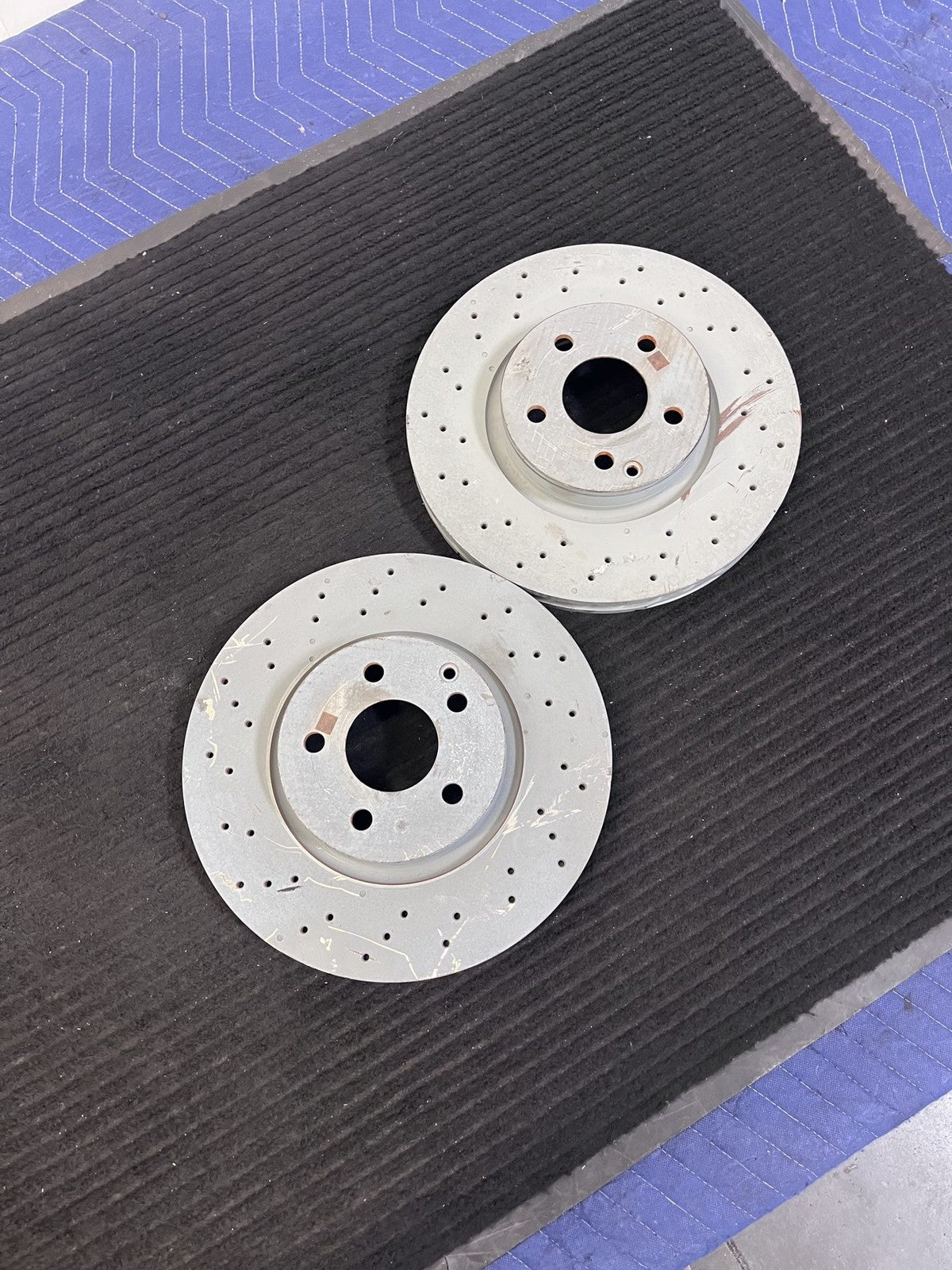 2008-2015 Mercedes-Benz C350 2014-2016 E350 Front Rotor Pair OEM A0004213012 - eBay image 2