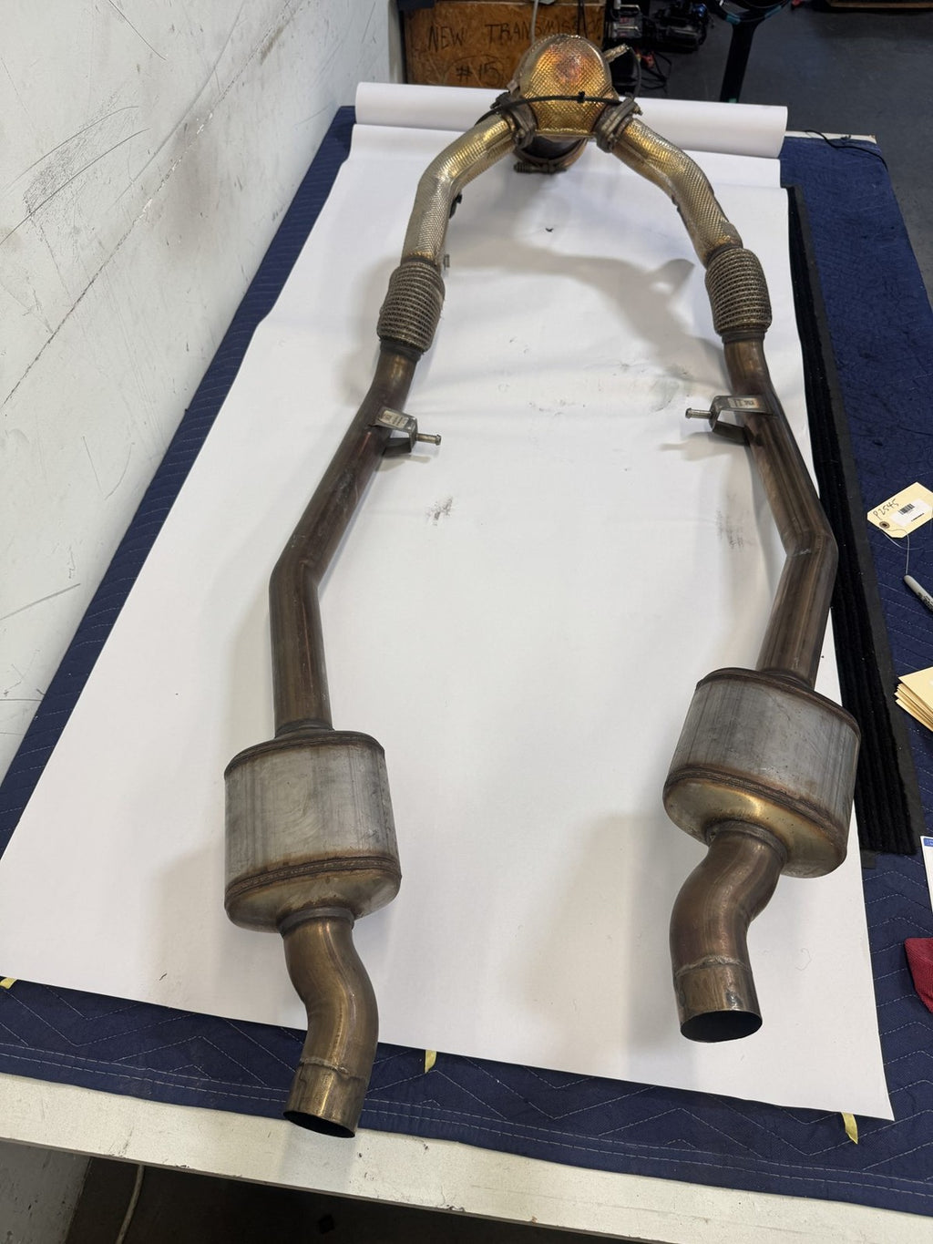 2018-2025 Audi SQ5 3.0L Catalytic Converter Front Pipe Set OEM 80A254252L - eBay image 1