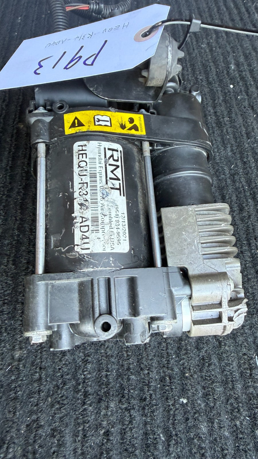 2009-2016 Hyundai Equus Air Suspension Compressor Pump OEM HEQU-R314-AD4U - eBay image 4